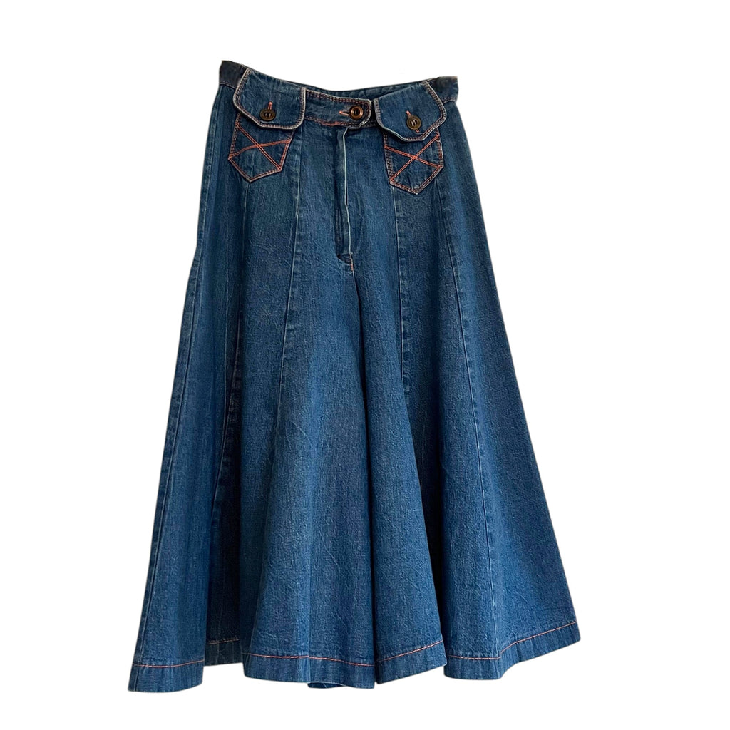 Culotte denim