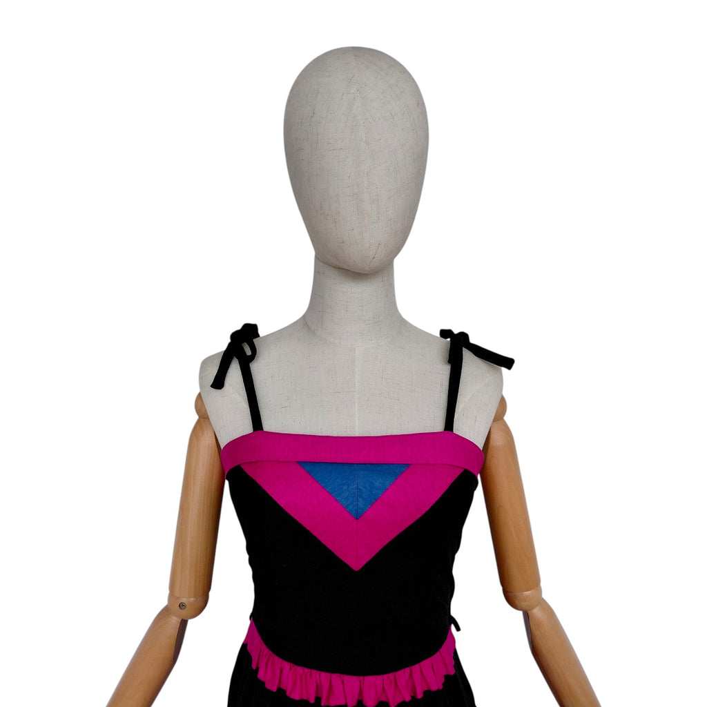 Jurk VINTAGE striklintjes