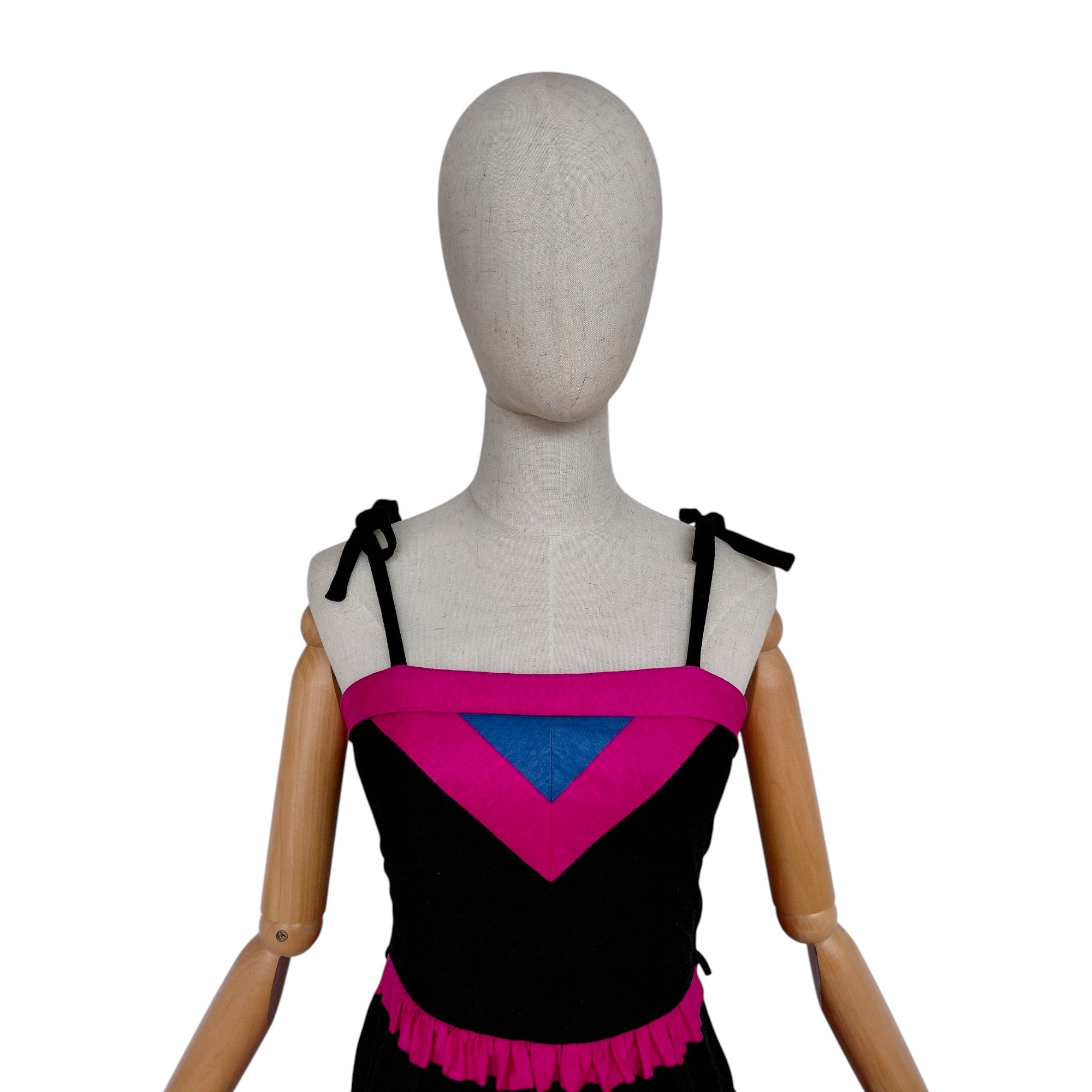 Jurk VINTAGE striklintjes