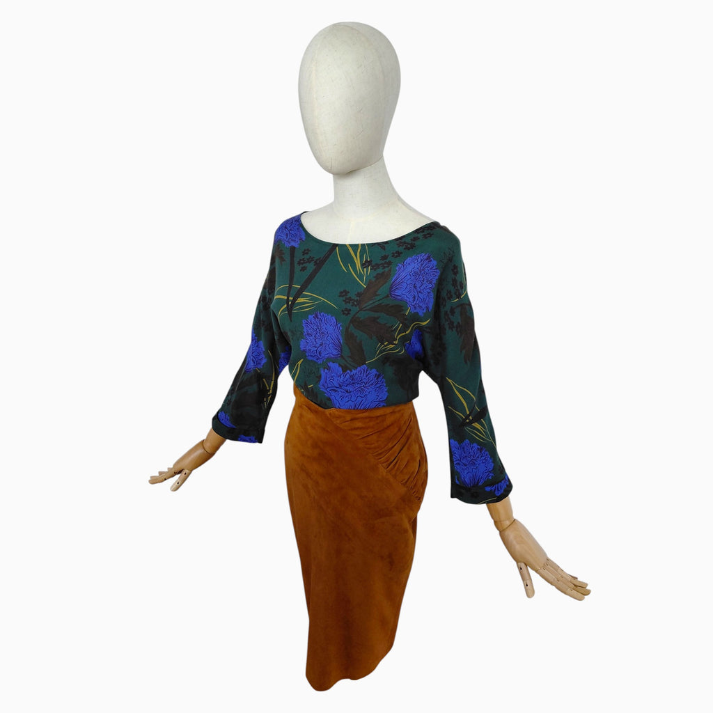 Rok suede VINTAGE
