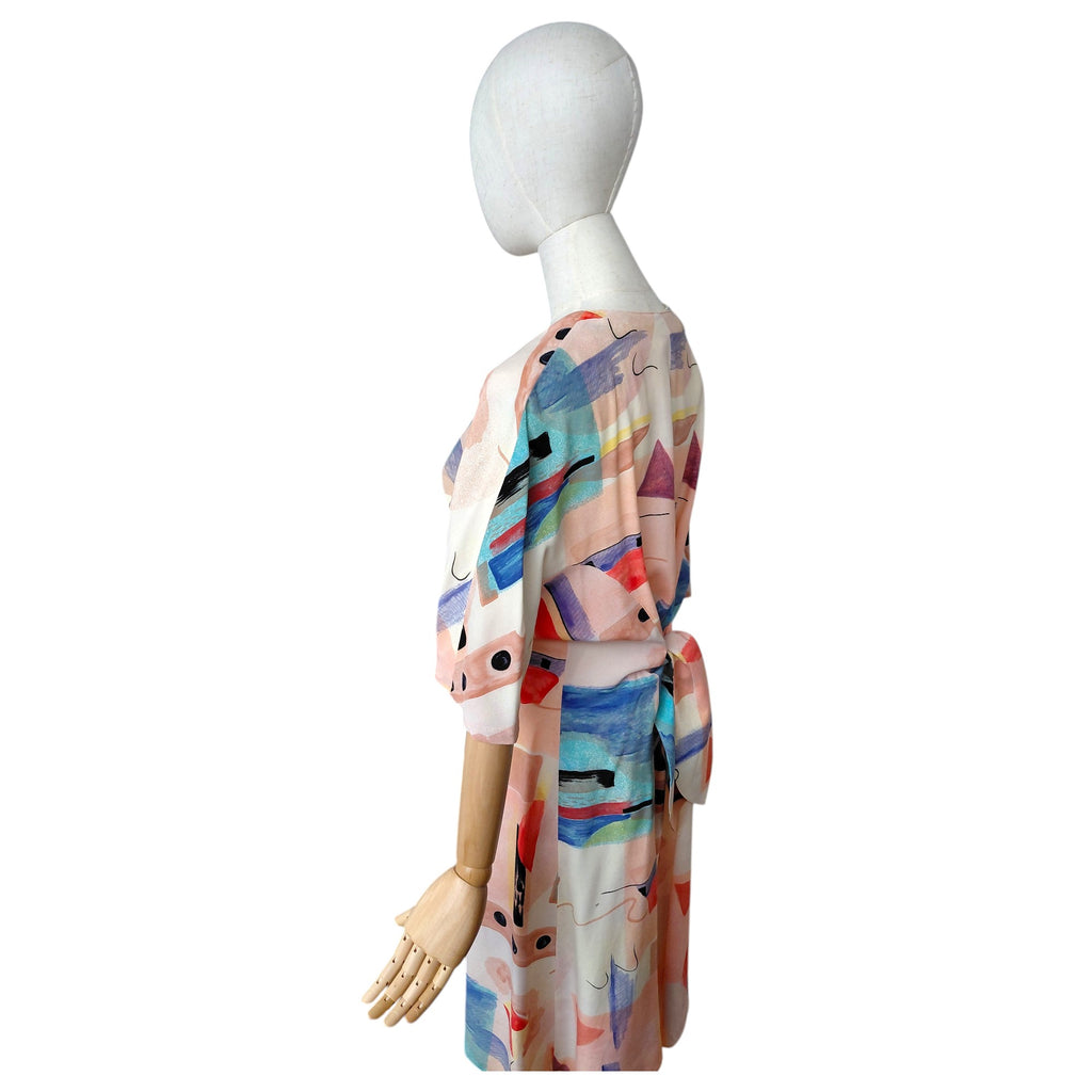 Jurk Vintage Watercolour print