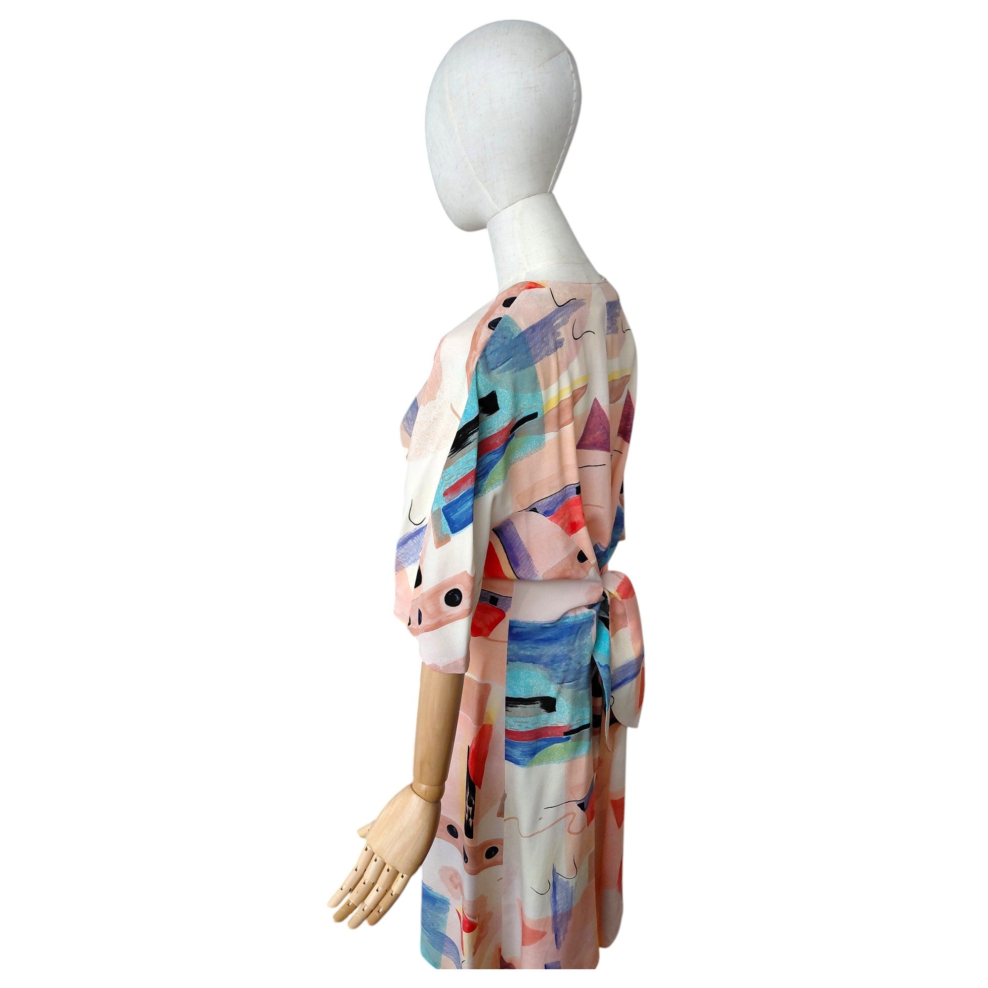 Jurk Vintage Watercolour print