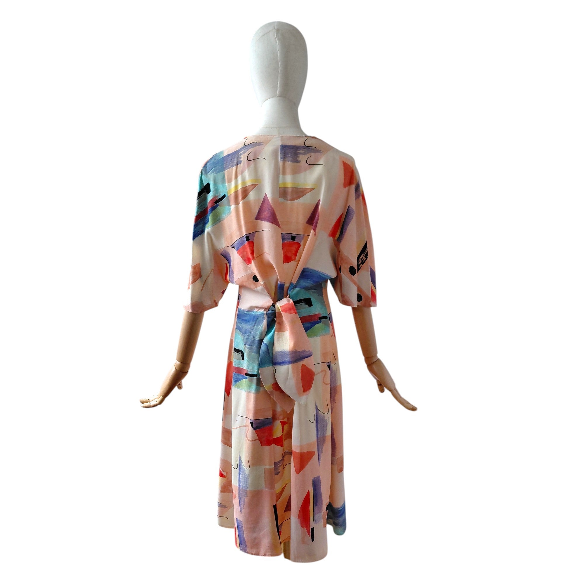 Jurk Vintage Watercolour print