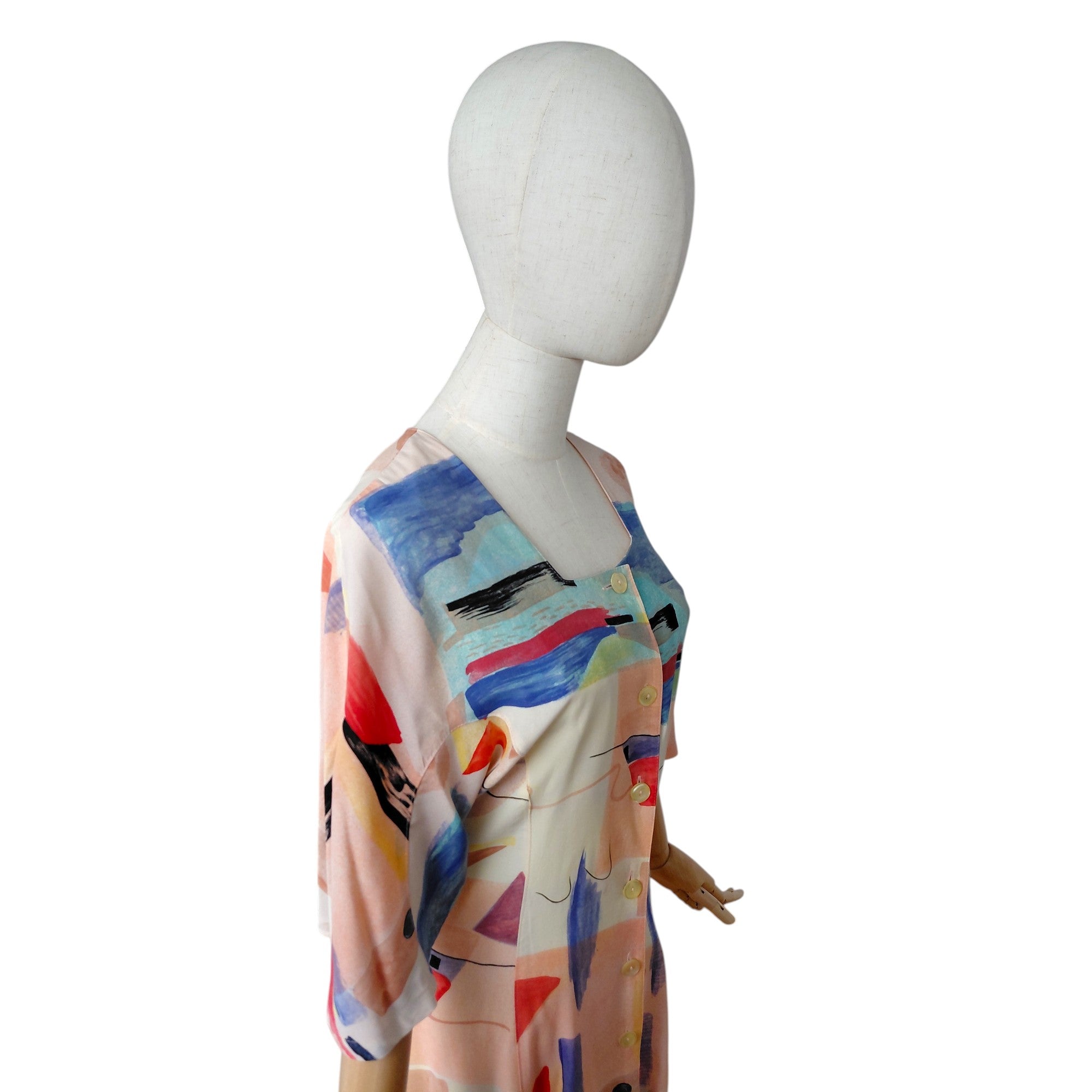 Jurk Vintage Watercolour print