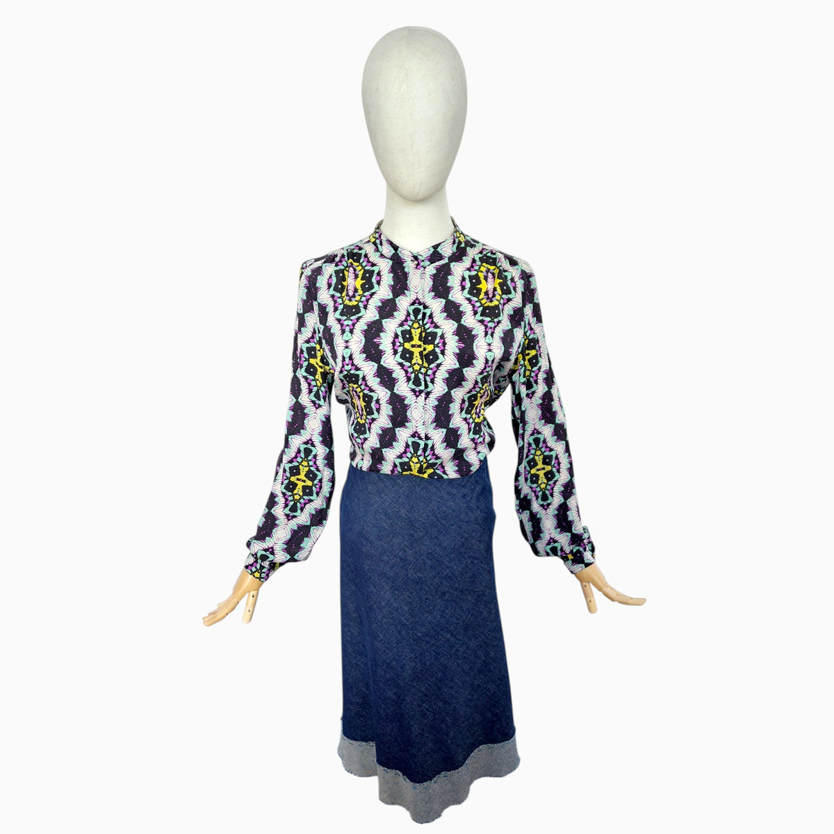 Blouse zijde TALKING FRENCH