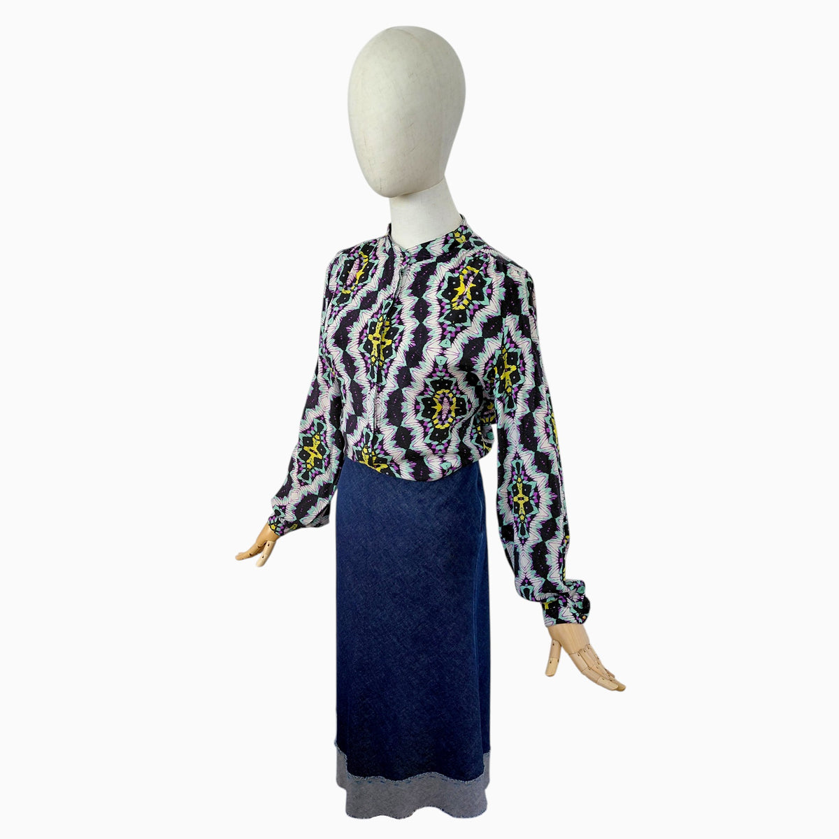 Blouse zijde TALKING FRENCH