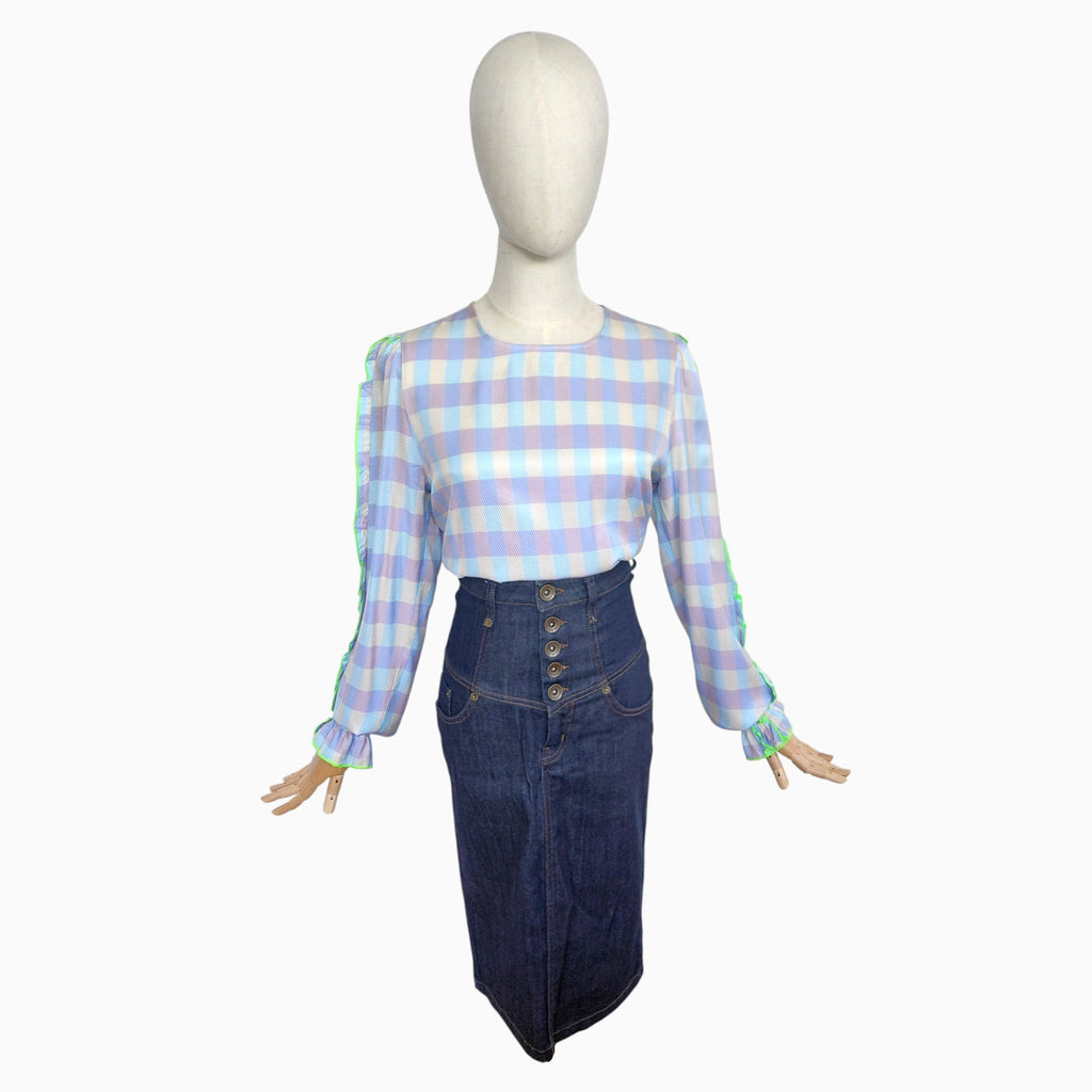 Denim kokerrok GESTUZ