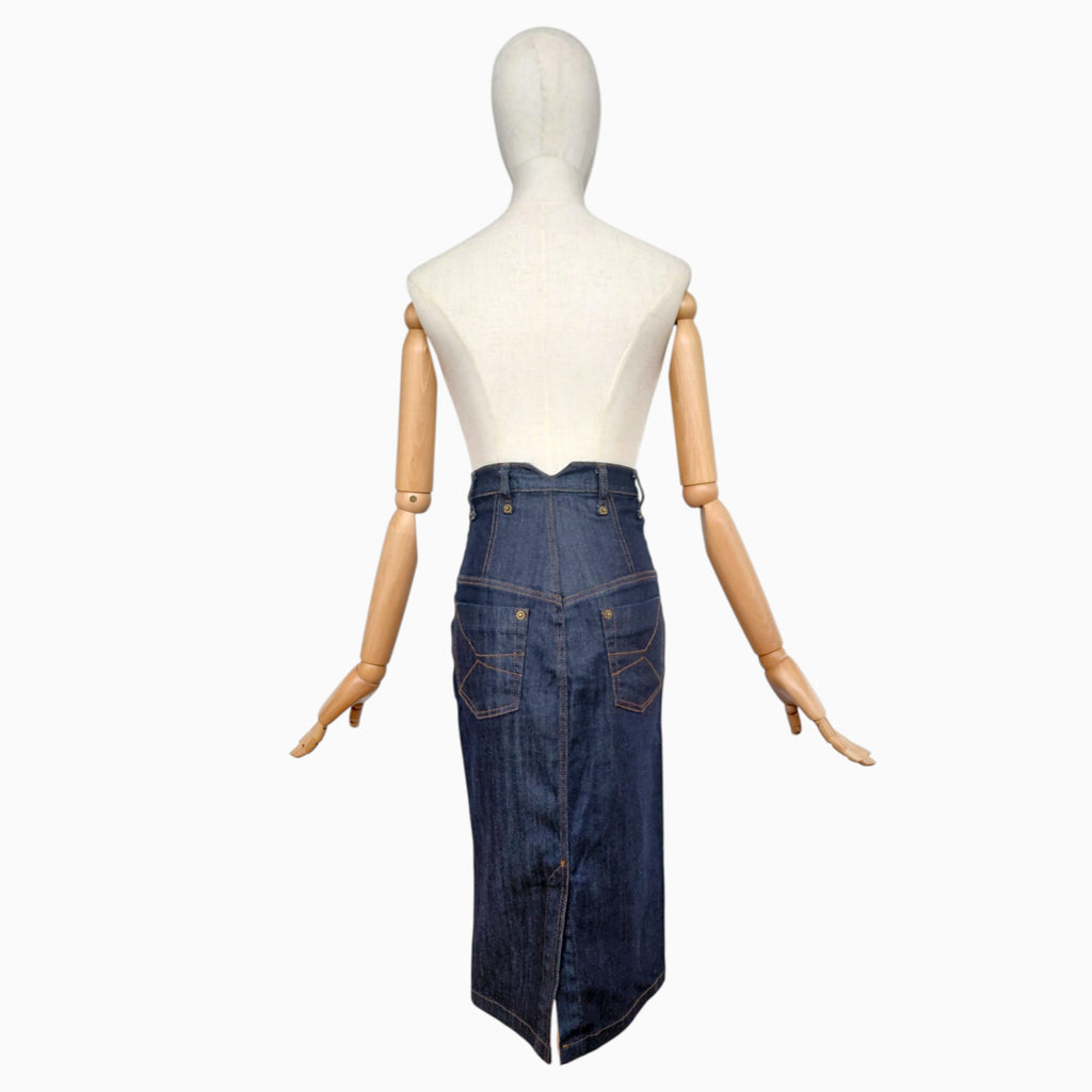 Denim kokerrok GESTUZ