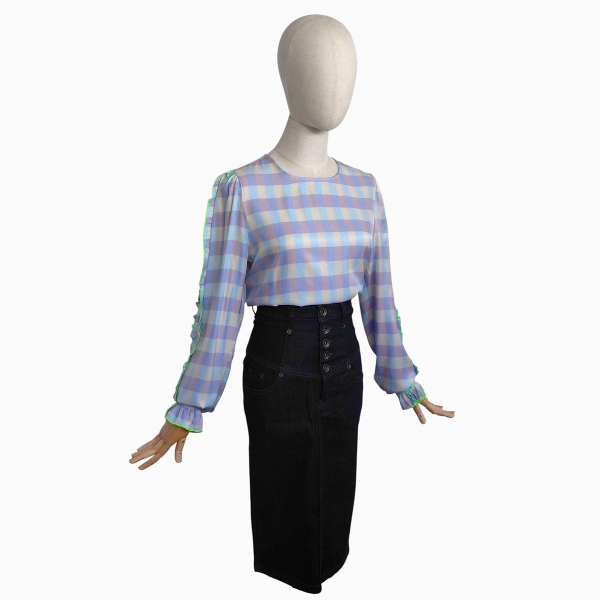 Denim kokerrok GESTUZ